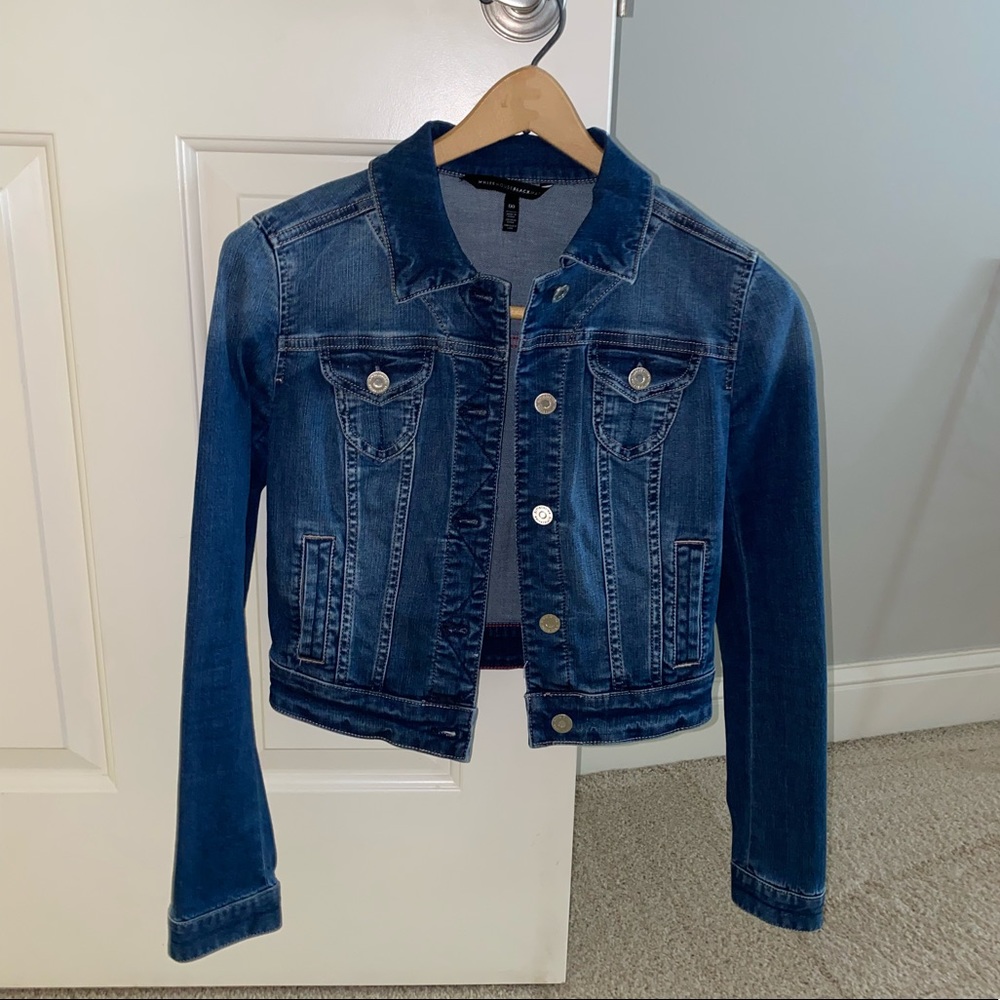 Denim Jacket - short length. Size XS